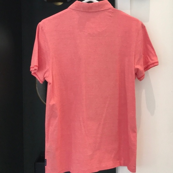 Ted Baker Pink “ish” / Red Polo Shirt Vibrant Design - Picture 6 of 9